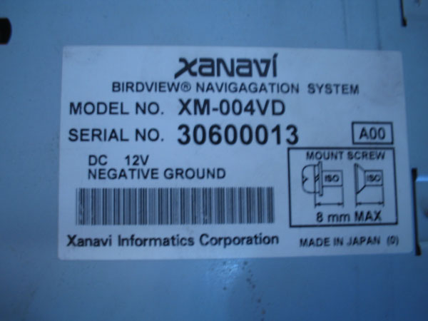 XANAVI XM-004VD - Организация видео входа