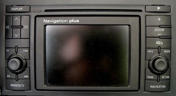 Audi Navigation Plus. Подключение AV и снятие блокировки