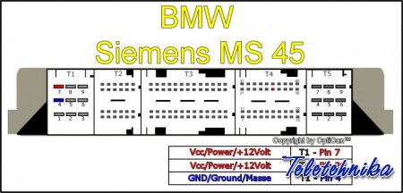 Подключение ЭБУ Siemens